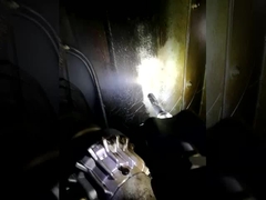 Pulizia di grandi macchine