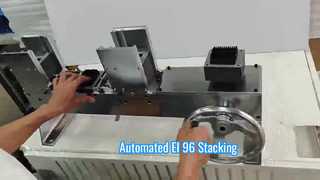 Automazione della macchina laminatrice per trasformatore EI 96